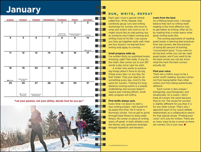 The Complete Runner's Day-by-Day Log 12-Month 2026 Planner Calendar