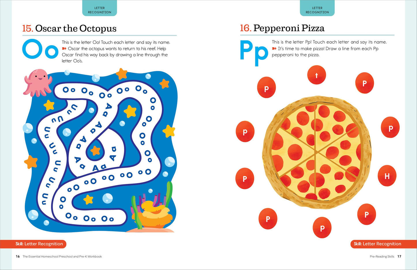 The Essential Homeschool Preschool and Pre-K Workbook: 135 Fun Curriculum-Based Activities to Build Pre-Reading, Pre-Writing, and Early Math Skills! (Homeschool Workbooks) 