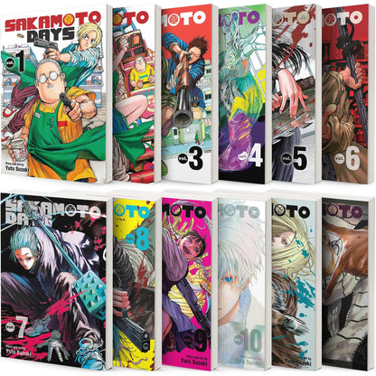 Sakamoto Days Vol. 1–12 Manga Set by Yuto Suzuki (12 Books)
