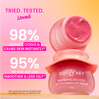 Dot & Key Watermelon Cool Icy Plunge Clay Mask
