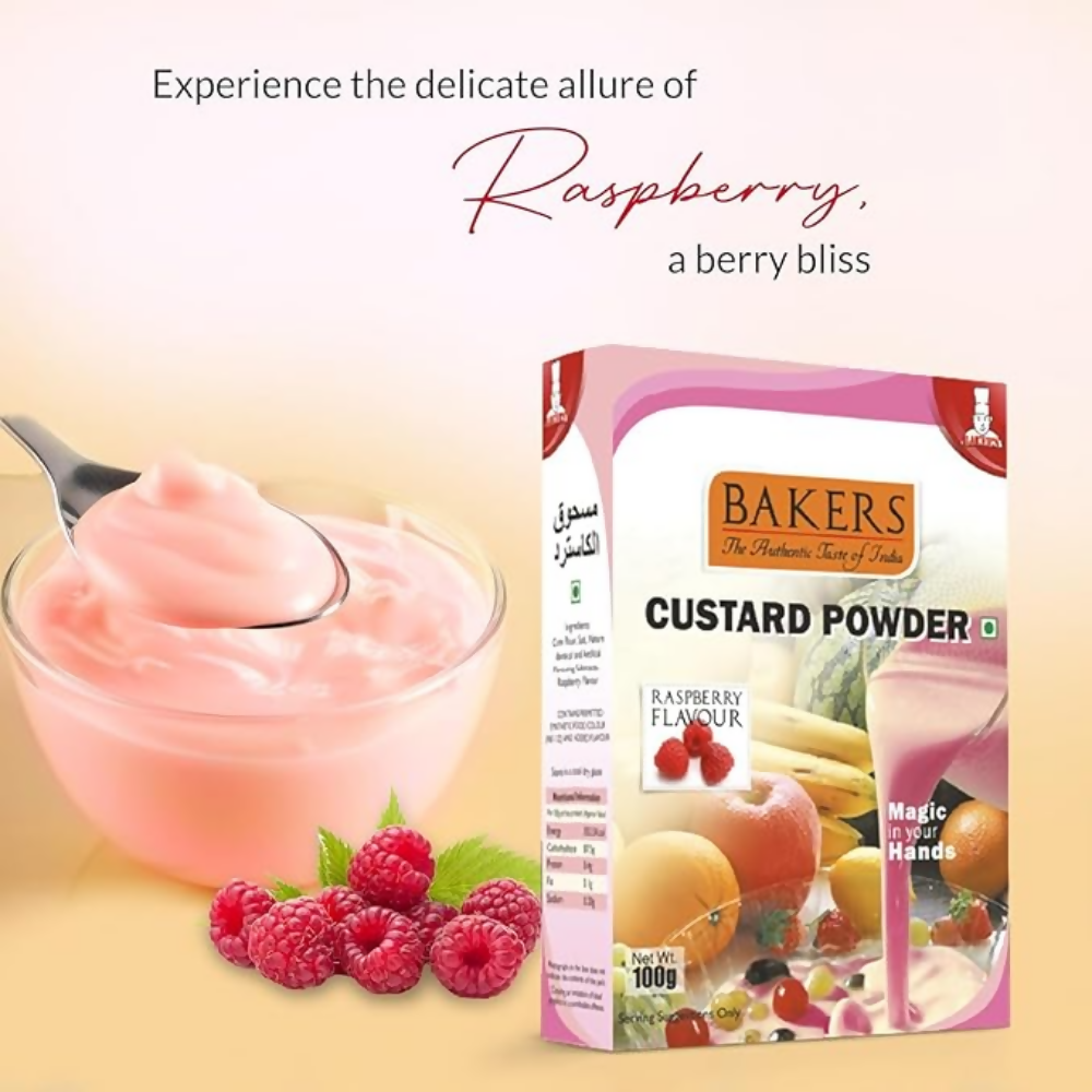 BAKERS Custard Powder - Raspberry