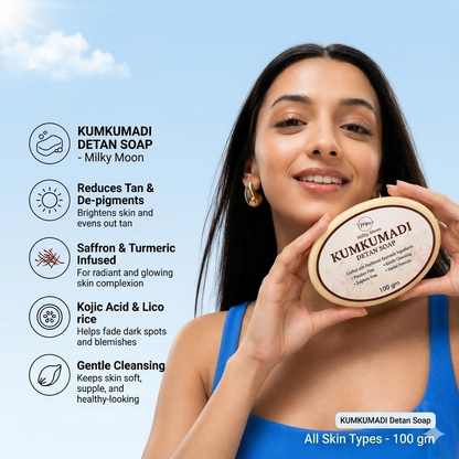 Milky Moon Kumkumadi Detan Soap