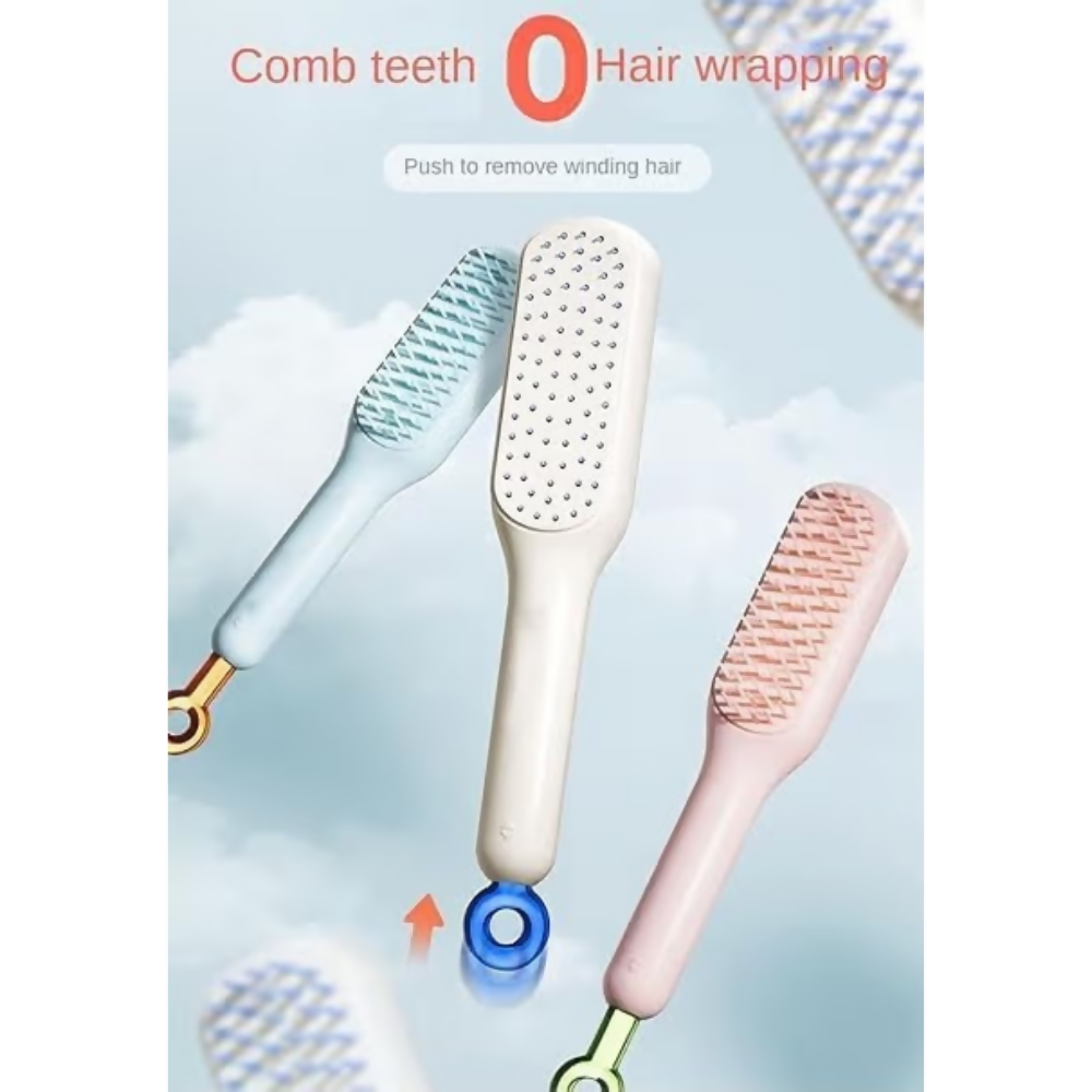 Bronson Professional Self Cleaning Hair Brush