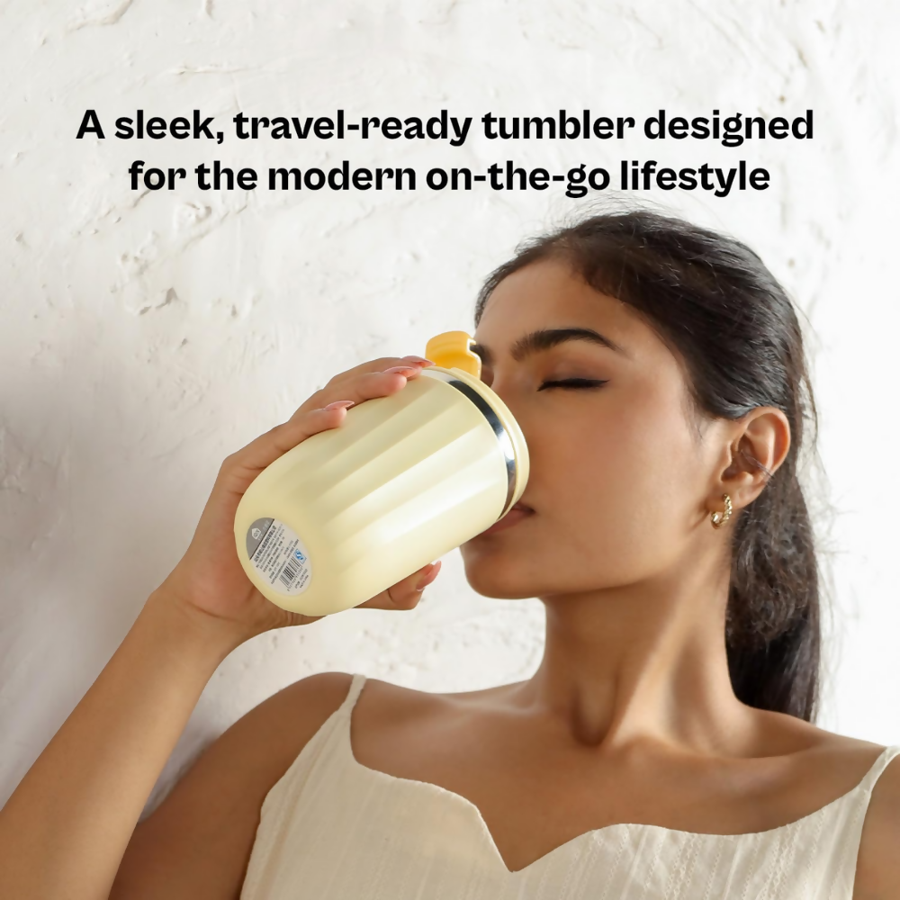 Udyan Tea Stainless Steel Vacuum Insulated Tumbler - Honey Yellow