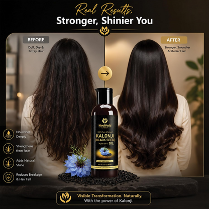 Moolveda Premium Cold Pressed Kalonji Oil - Black
