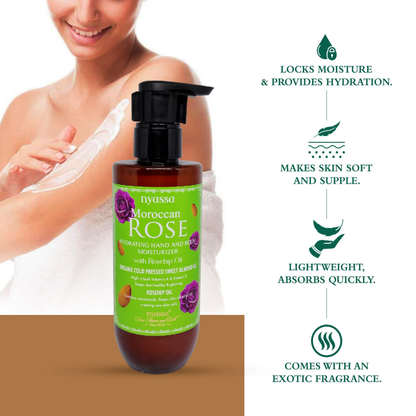 Nyassa Moroccan Rose Hand And Body Moisturizer