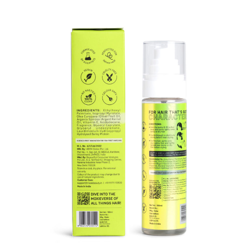 Moxie Beauty Firefighter Heat Protection Spray For Soft & Glossy Hair