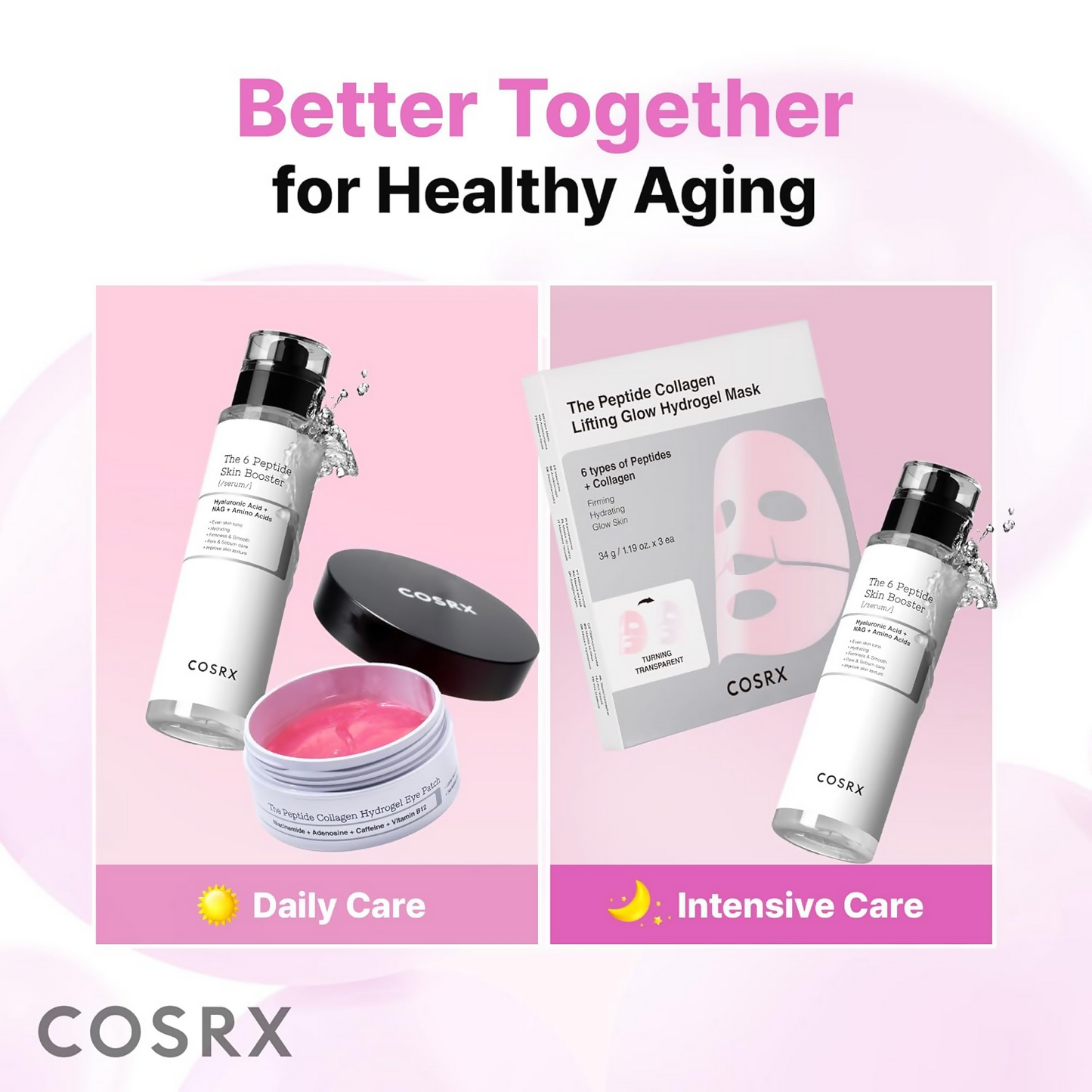 Cosrx 6X Peptide Collagen Booster Toner Serum