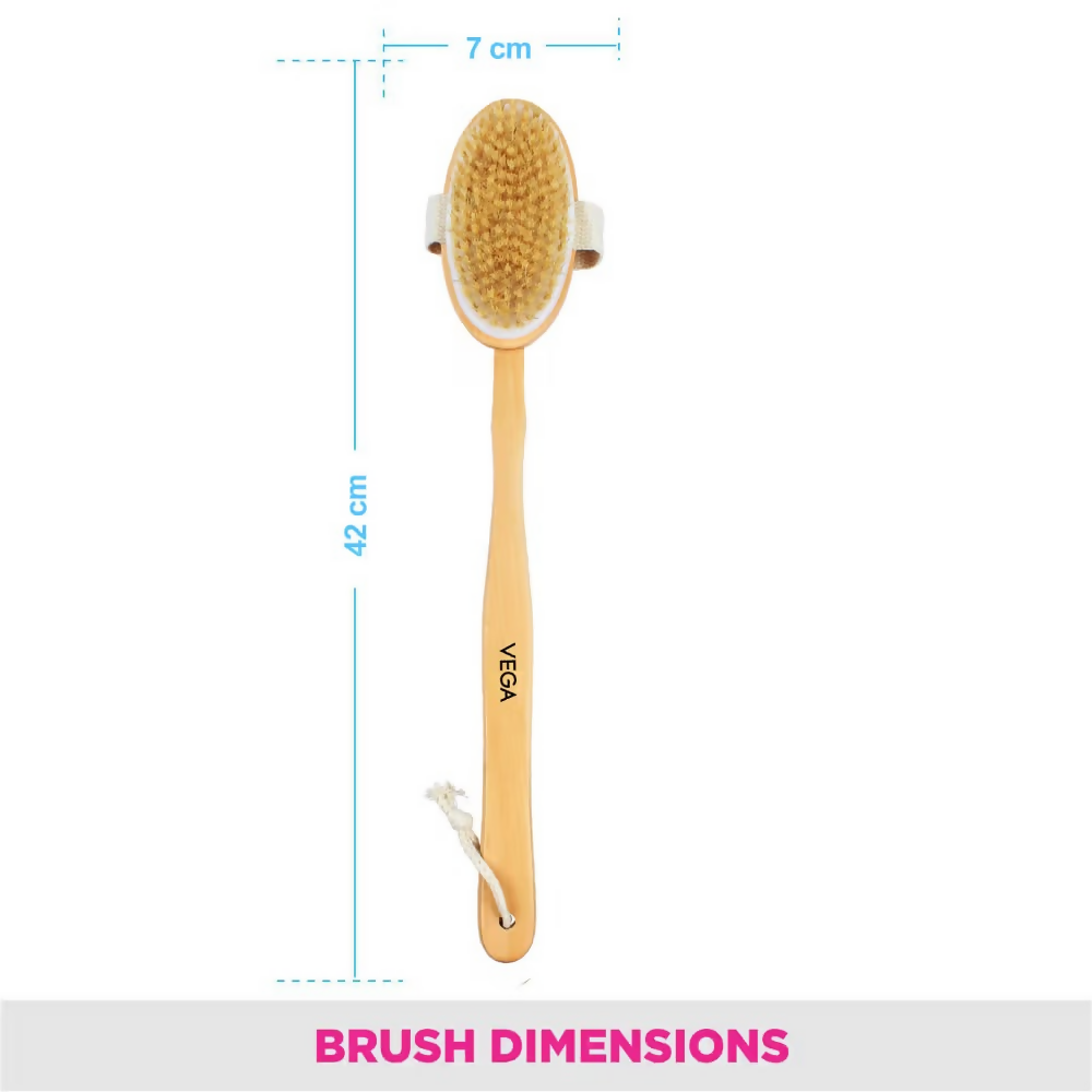 Vega Natural Bristle Bath Brush