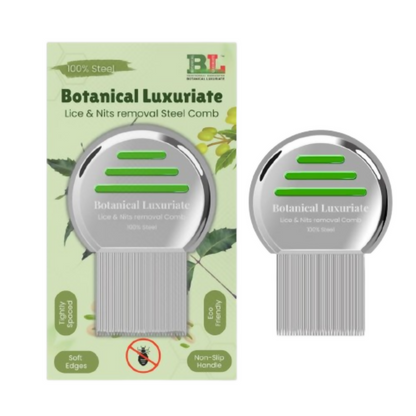 Botanical Luxuriate Lice and Nit's Removal Comb - Multicolour