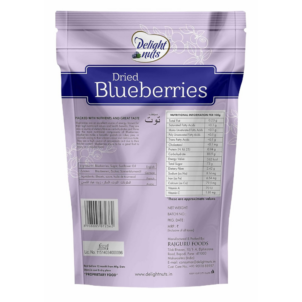 Delight nuts Dried Blueberries