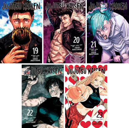 Jujutsu Kaisen Manga Bundle (30 Books) with T-Shirt, Hoodie, Backpack, Figures & Accessories Set