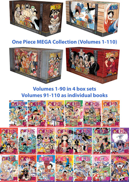 One Piece Complete Manga Set Vol 1–110 | Full Collection by Eiichiro Oda