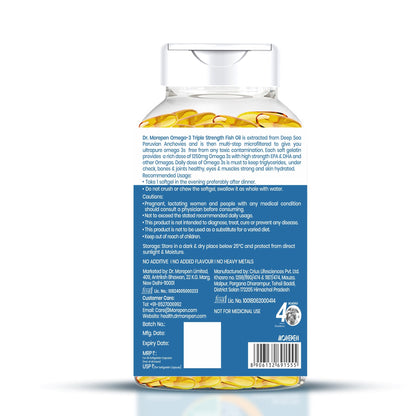 Dr. Morepen Omega-3 Deep Sea Fish Oil Triple Strength Softgels
