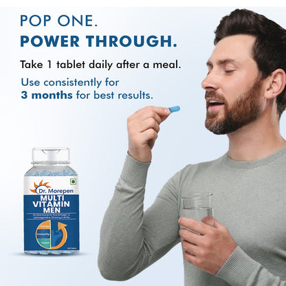Dr. Morepen Multivitamins For Men With Omega 3 & Herbs