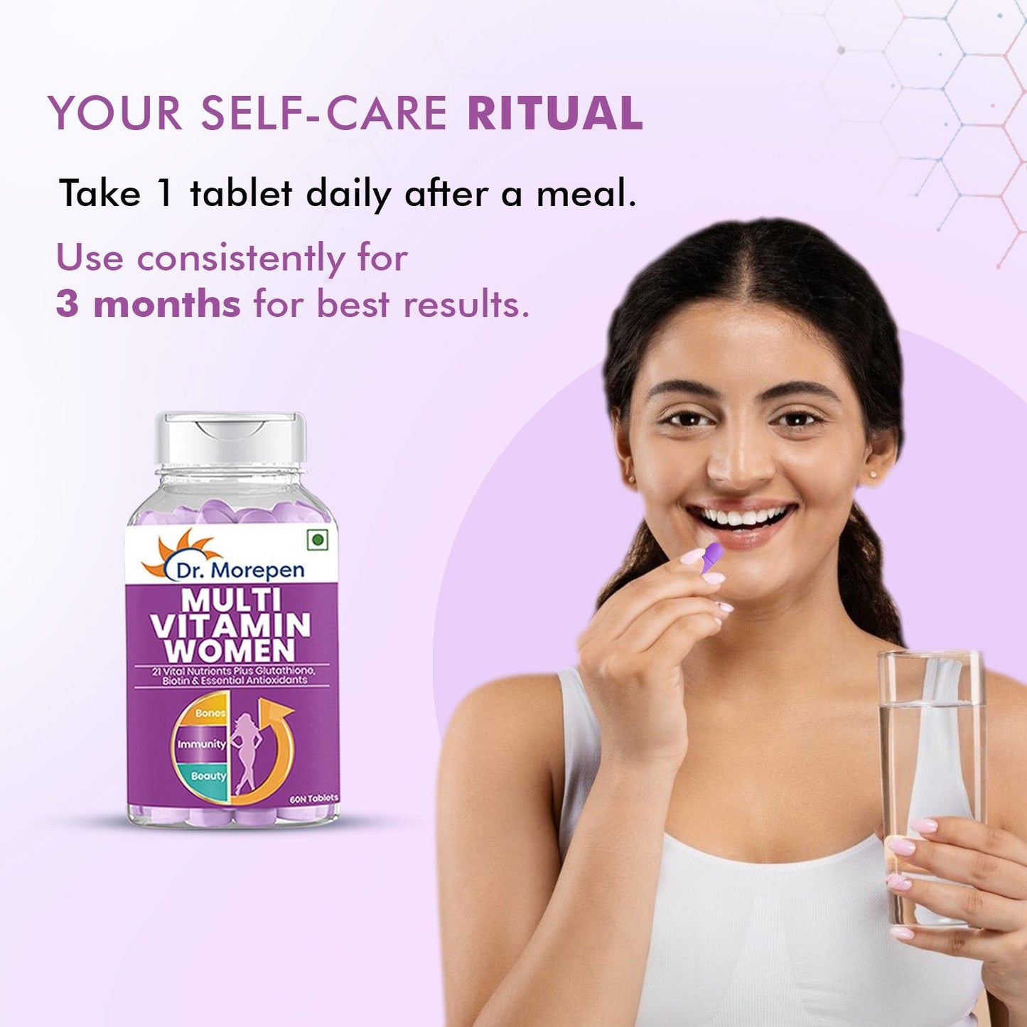 Dr. Morepen Multi-Vitamin Tablets For Women