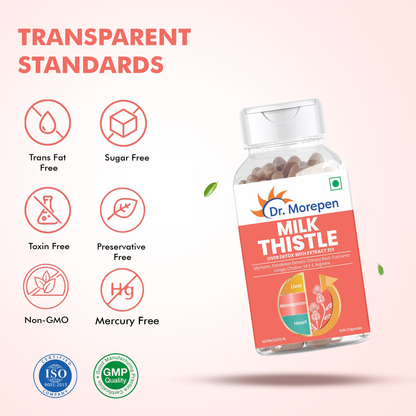 Dr. Morepen Milk Thistle+ Capsules For Liver Health