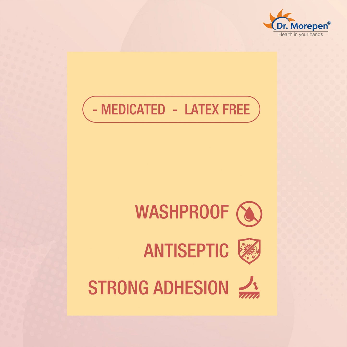 Dr. Morepen AID ?Band-Aid Adhesive