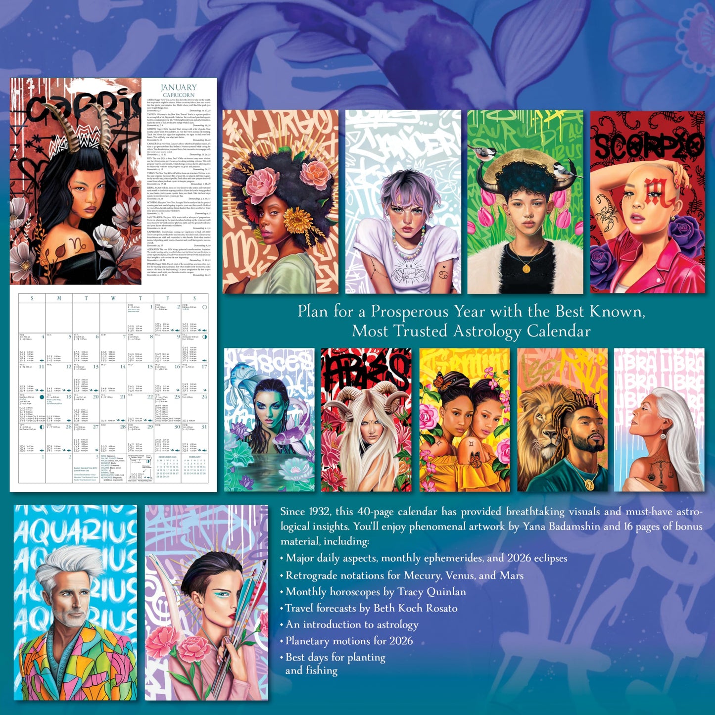Llewellyn's 2026 Astrological Calendar: The World's Best Known, Most Trusted Astrology Calendar (Llewellyn's 2026 Calendars, Almanacs & Datebooks, 1) 