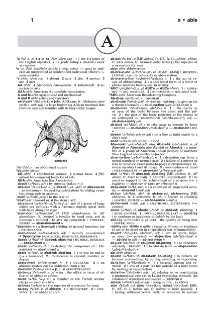 The Merriam-Webster Dictionary, Trade Paperback, Newest Edition
