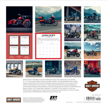 Harley-Davidson 2026 12x12: 16-Month Calendar--September 2025 through December 2026