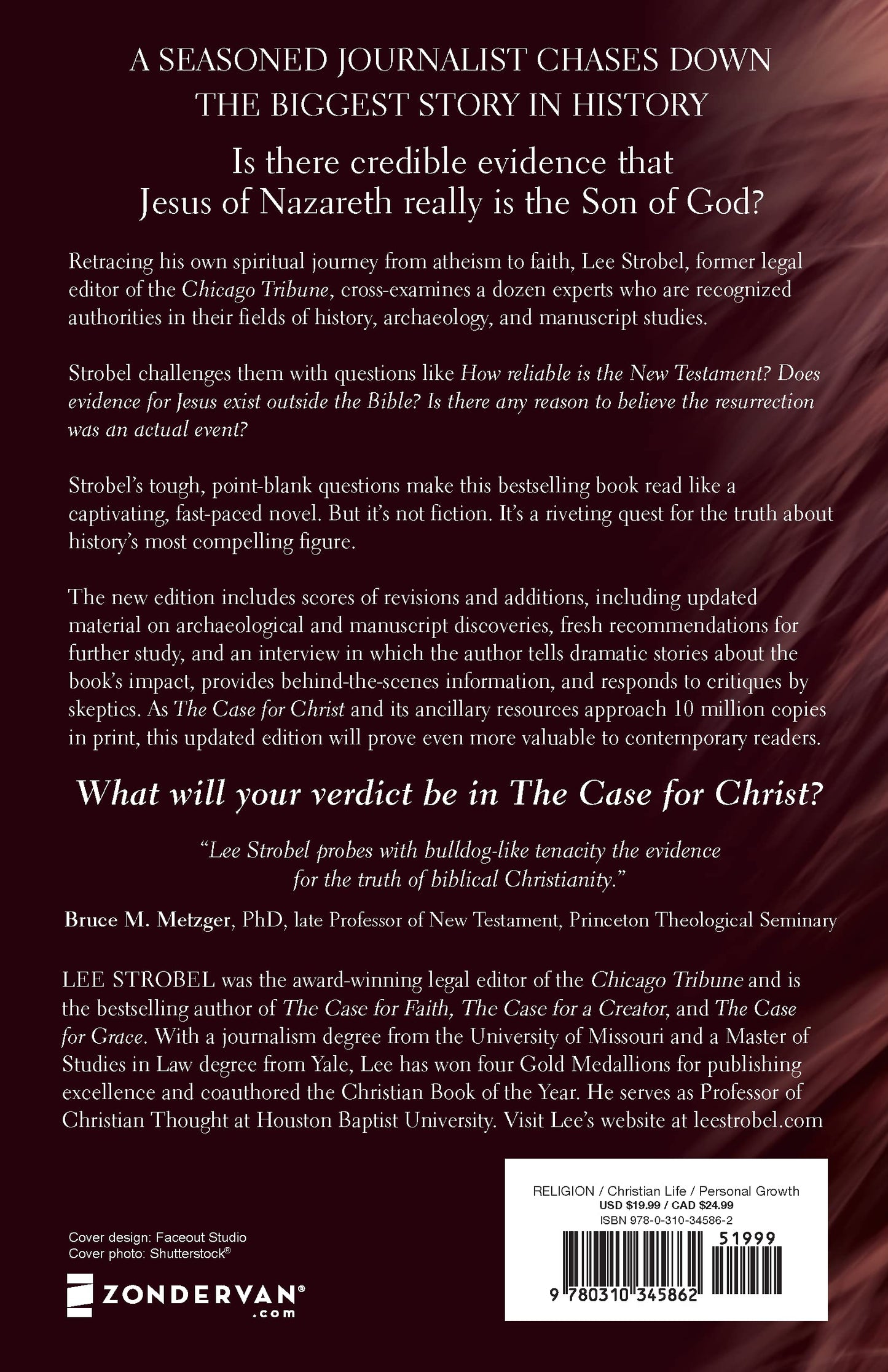 The Case for Christ: A Journalist's Personal Investigation of the Evidence for Jesus (Case for ... Series) 