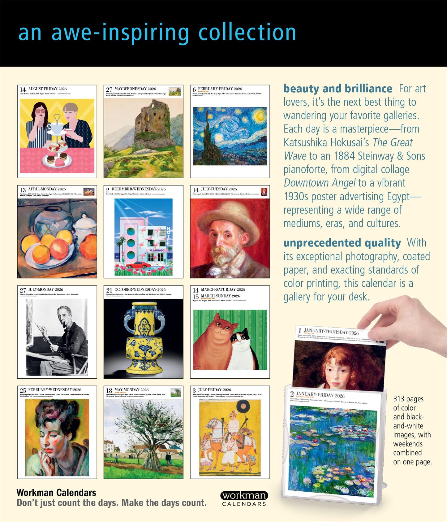 Art Page-A-Day® Gallery Calendar 2026: The Next Best Thing to Exploring Your Favorite Museum 