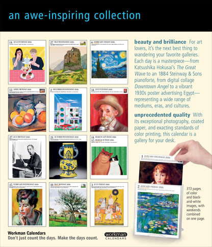 Art Page-A-Day® Gallery Calendar 2026: The Next Best Thing to Exploring Your Favorite Museum 