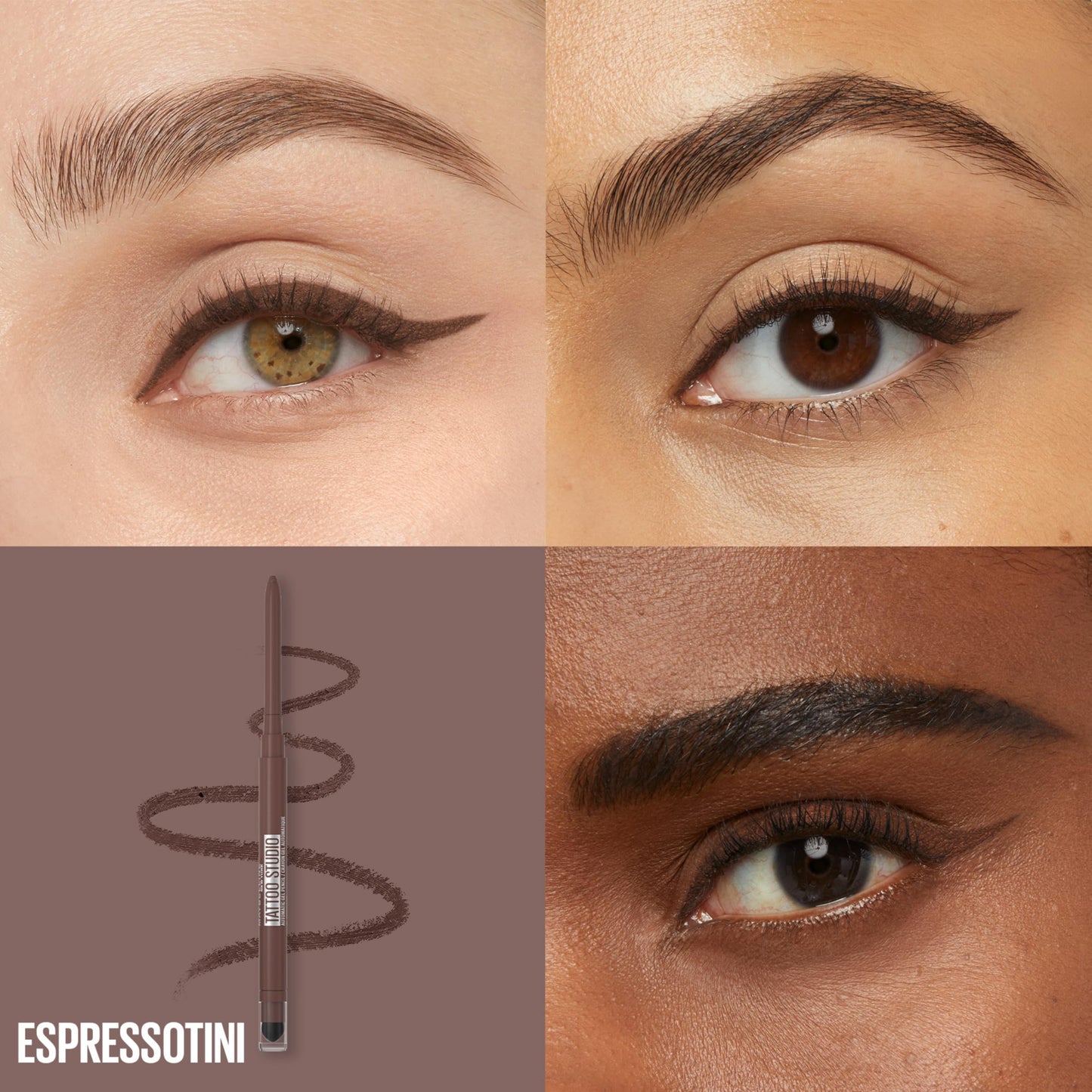Tattoo Studio Smokey Gel Pencil Eyeliner - Smokey Brown