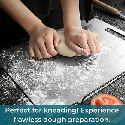 OrganizeMee Stainless Steel Chopping Board (Medium)(31.8CM X 21CM)