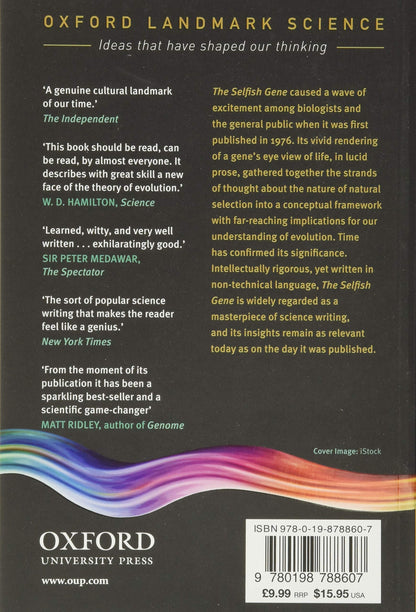The Selfish Gene: 40th Anniversary Edition (Oxford Landmark Science) 