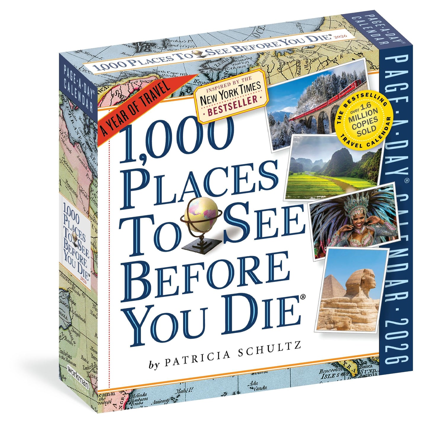 1,000 Places to See Before You Die Page-A-Day® Calendar 2026: A Year of Travel 