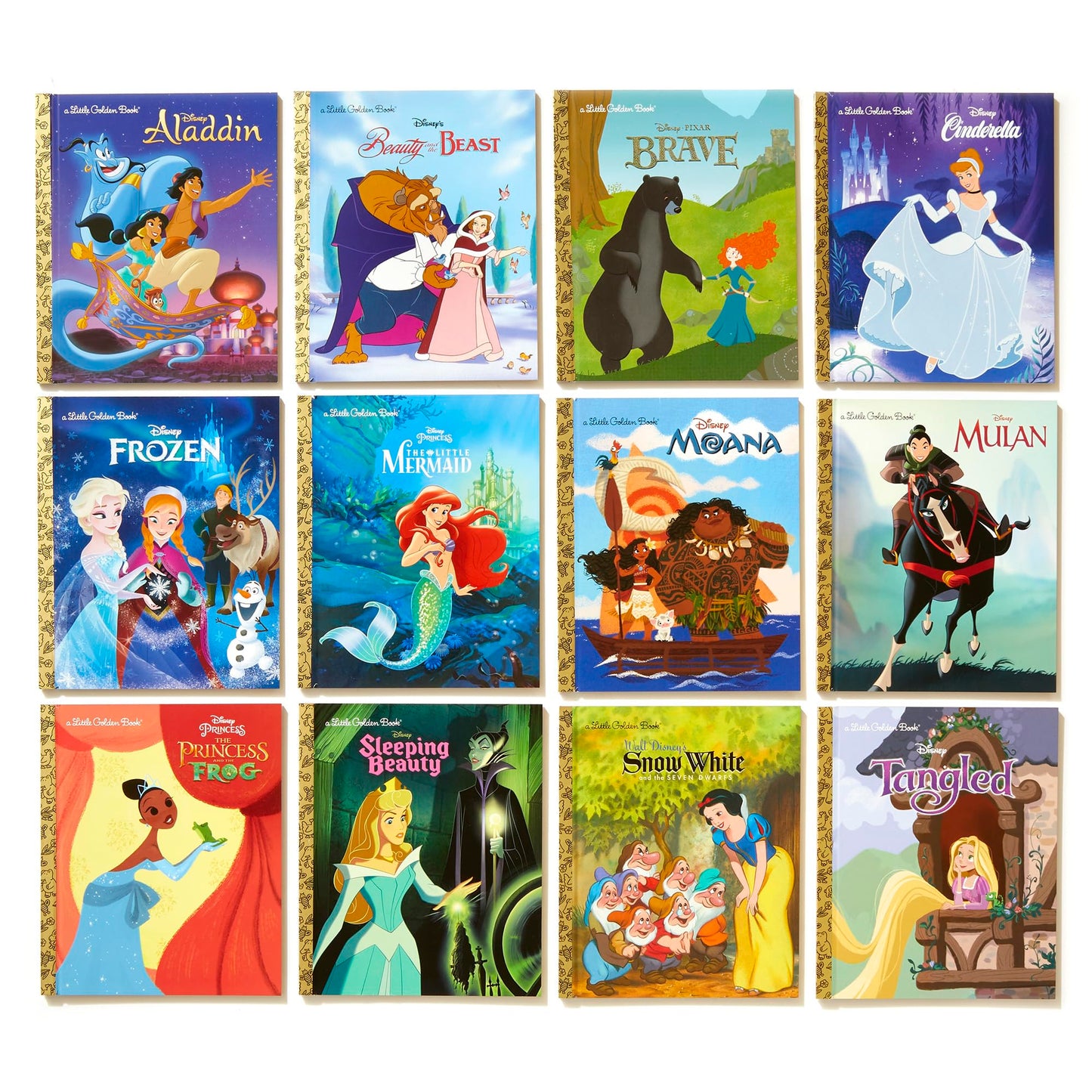 Ultimate Princess Boxed Set of 12 Little Golden Books (Disney Princess) 