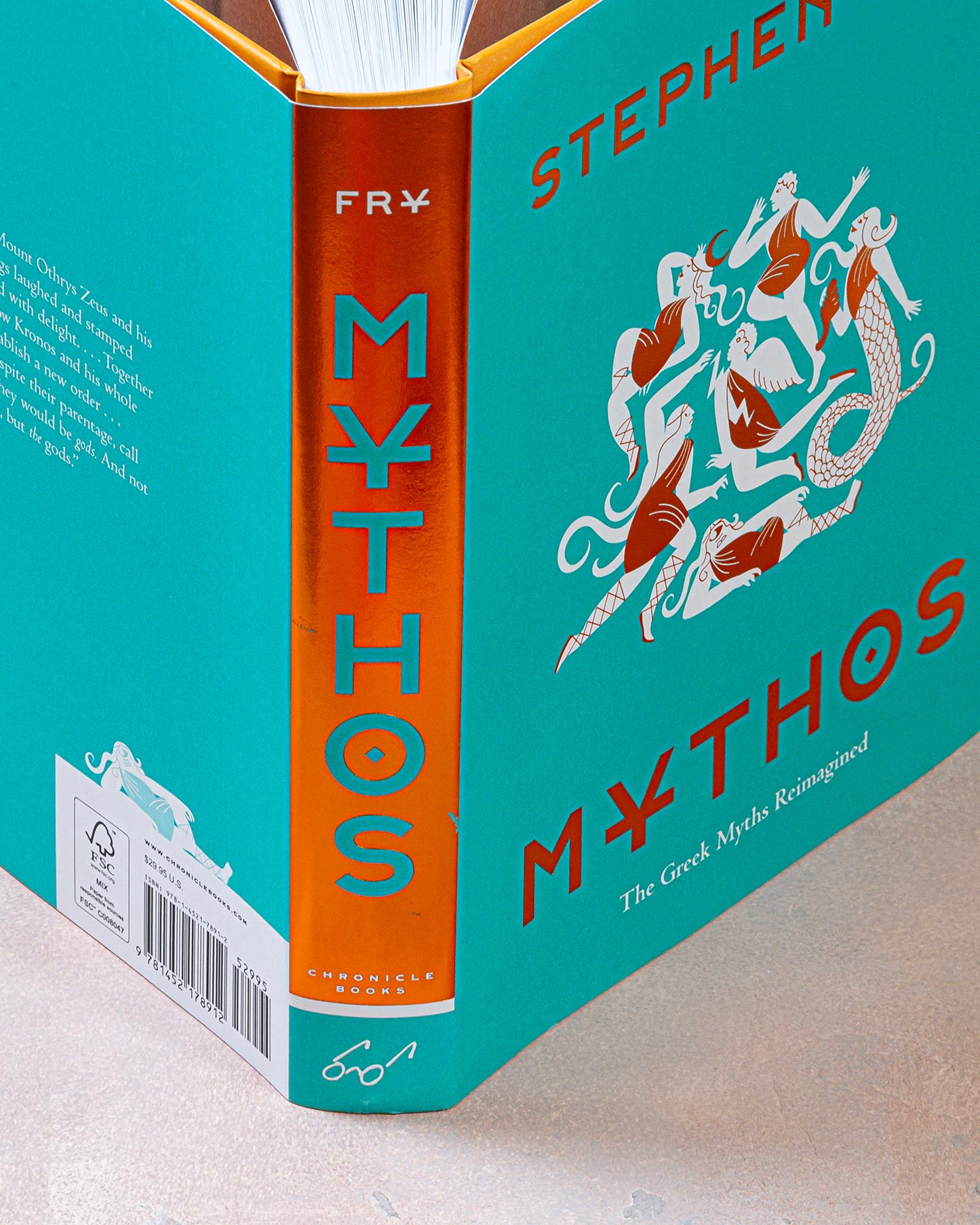 Mythos: (Ancient Greek Mythology Book for Adults, Modern Telling of Classical Greek Myths Book) (Stephen Fry's Greek Myths, 1)