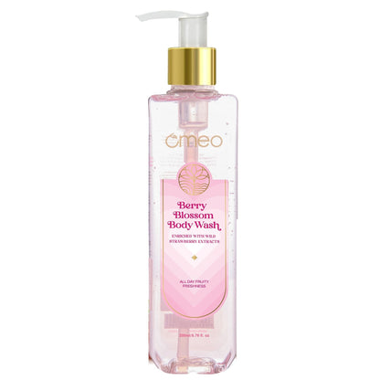 Omeo Berry Blossom Body Wash - Gentle Cleansing, Soft Nourshing Body Wash