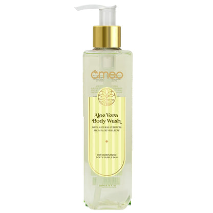 Omeo Aloe Vera Body Wash - Gentle Cleansing, Soft Nourshing Body Wash