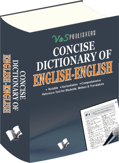Concise English English Dictionary (Hb) by V&S Editorial Board