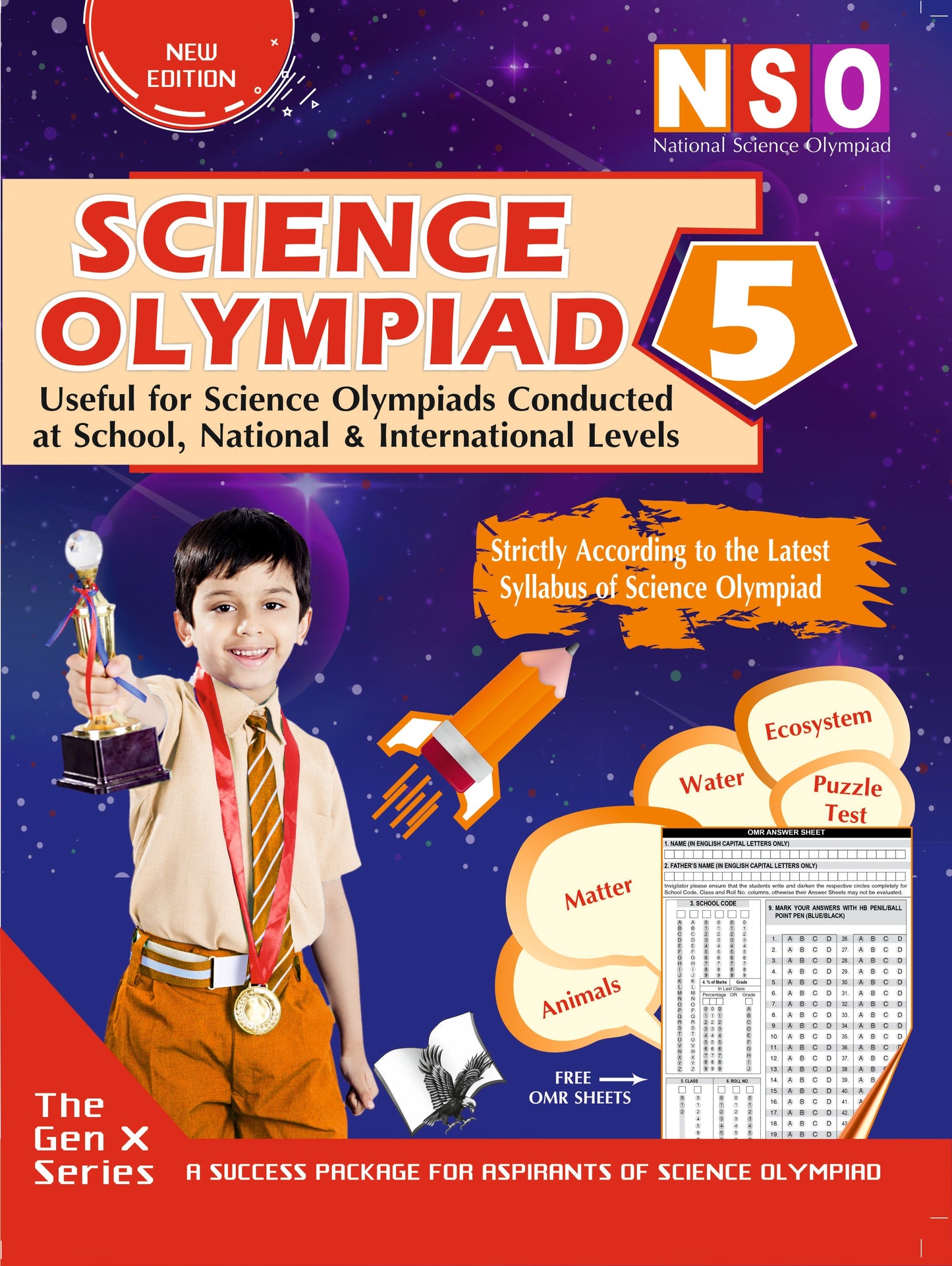 National Science Olympiad - Class 5 (With OMR Sheets) by Shraddha Singh