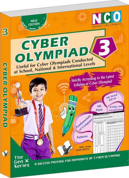 National Cyber Olympiad - Class 3 (With OMR Sheets) by Shraddha Singh
