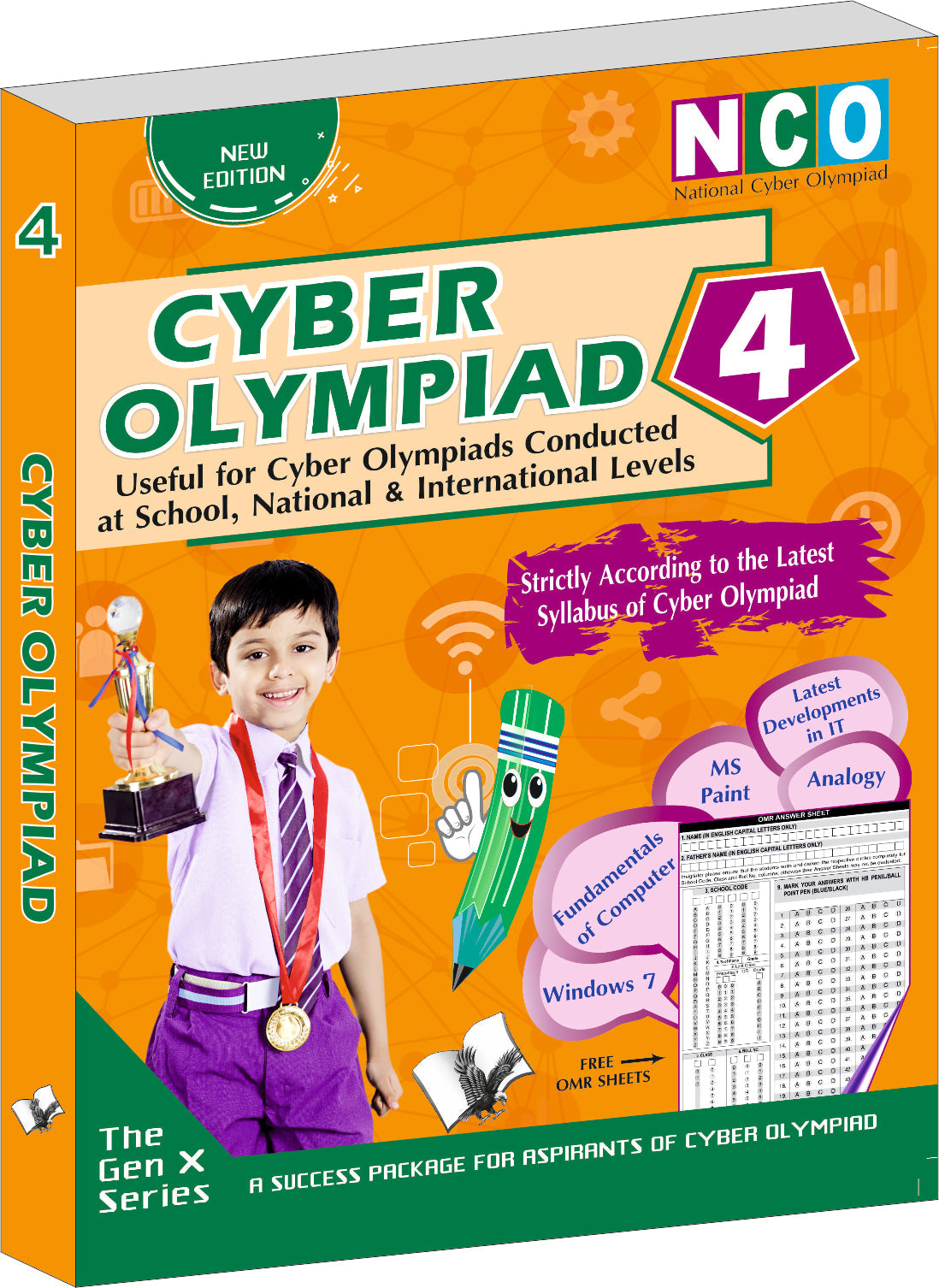 National Cyber Olympiad - Class 4 (With OMR Sheets) by Shraddha Singh