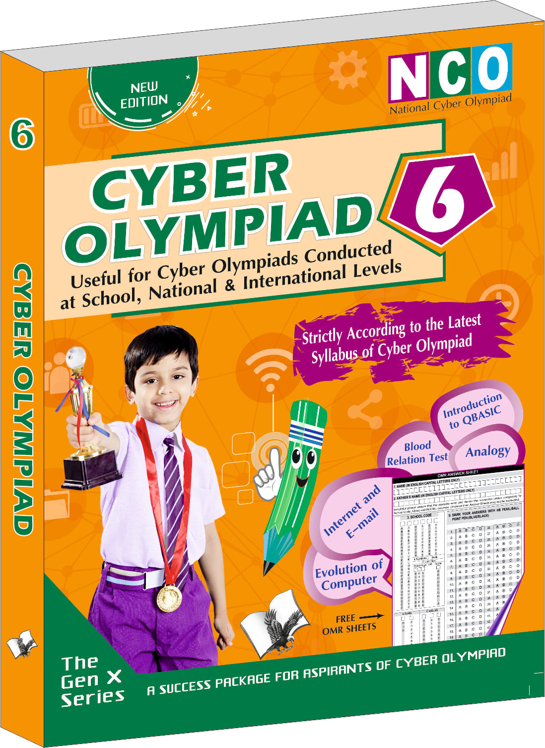 National Cyber Olympiad - Class 6(With OMR Sheets) by Shraddha Singh