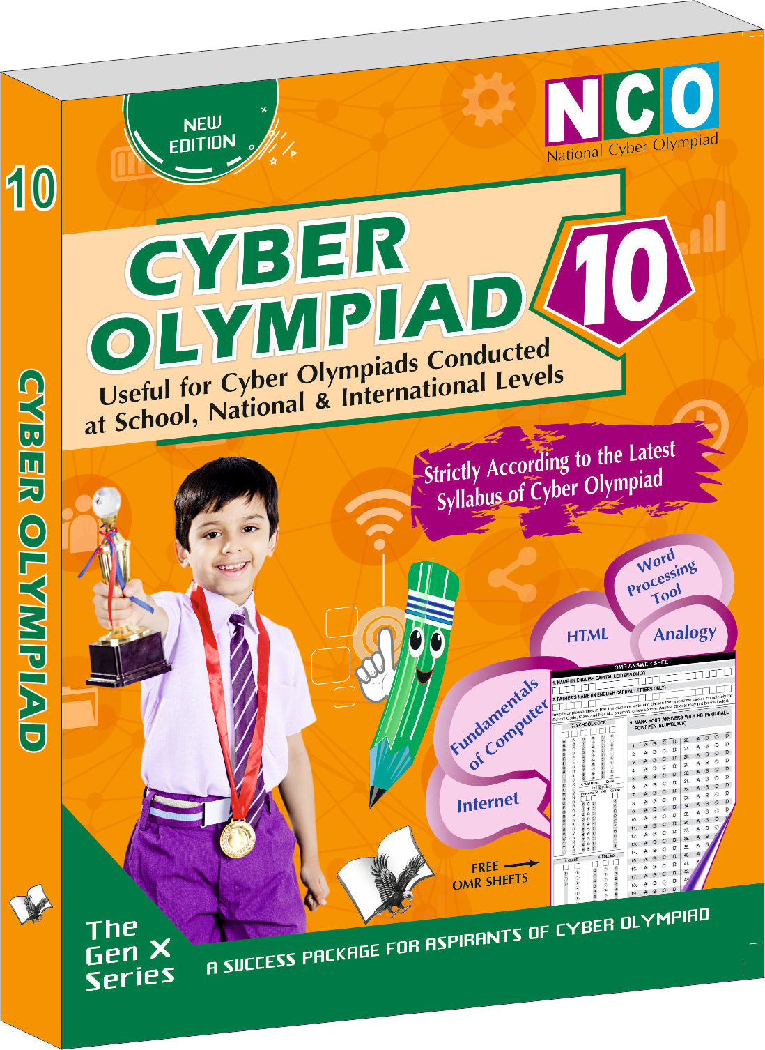 National Cyber Olympiad - Class 10 (With OMR Sheets) by Navneet Mehra
