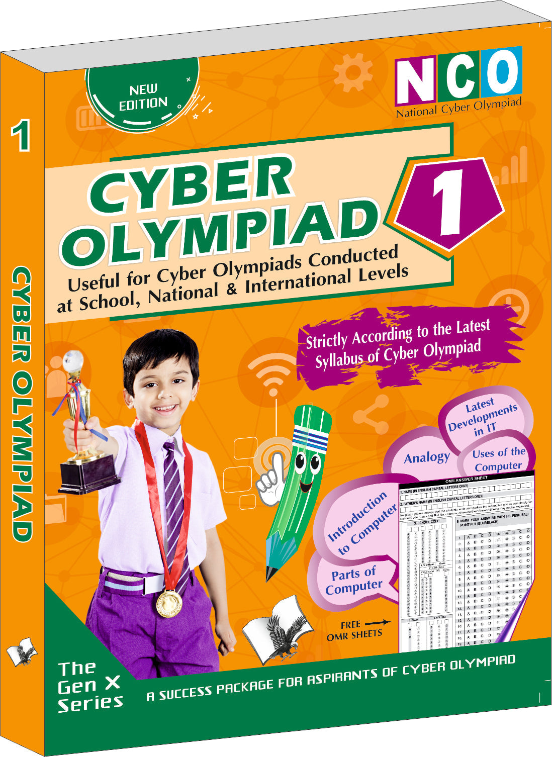 National Cyber Olympiad - Class 1 (With OMR Sheets) by Navneet Mehra