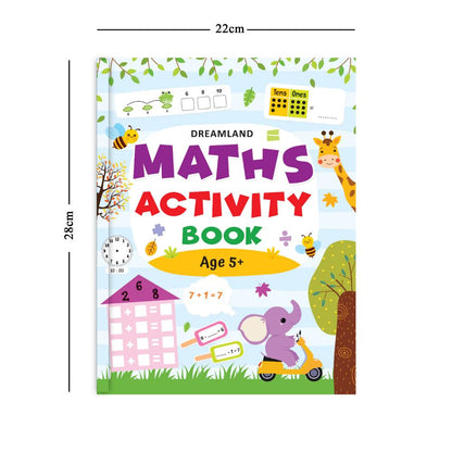 Dreamland Publications Maths Activity Books Pack- A Set of 3 Books - Activity Book for Children