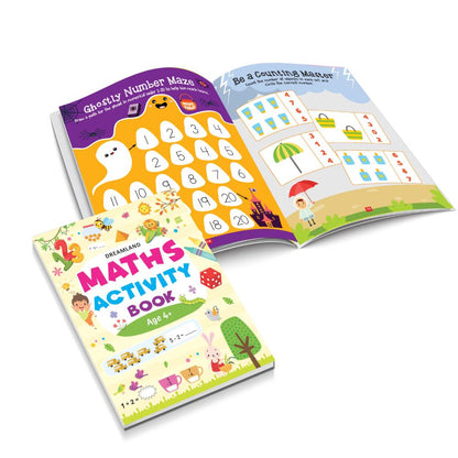 Dreamland Publications Maths Activity Books Pack- A Set of 3 Books - Activity Book for Children