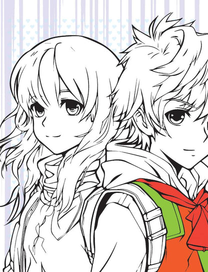 Dreamland Publications Colour Your Own Manga Book 3 With Free Manga Colouring Poster Age 4+