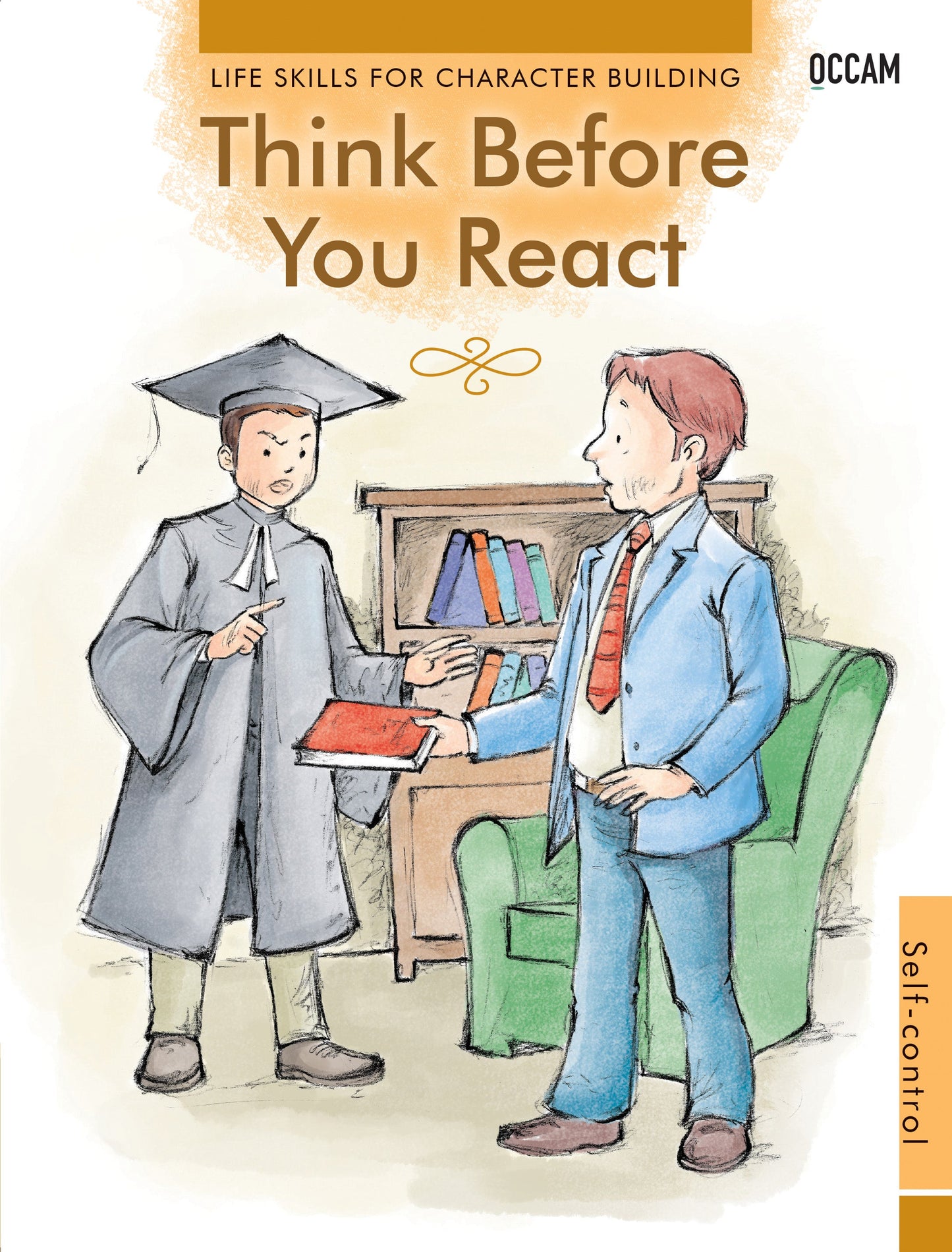 BluOne Ink Think Before You React - A Life Skills Story on Self-Control