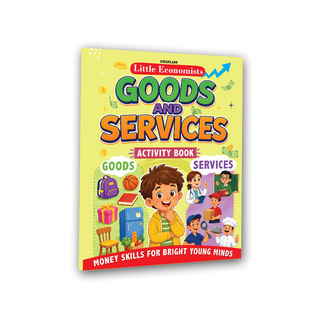 Dreamland Publications Little Economist: Goods and Services- Financial Literacy Book for Kids Ages 7- 12