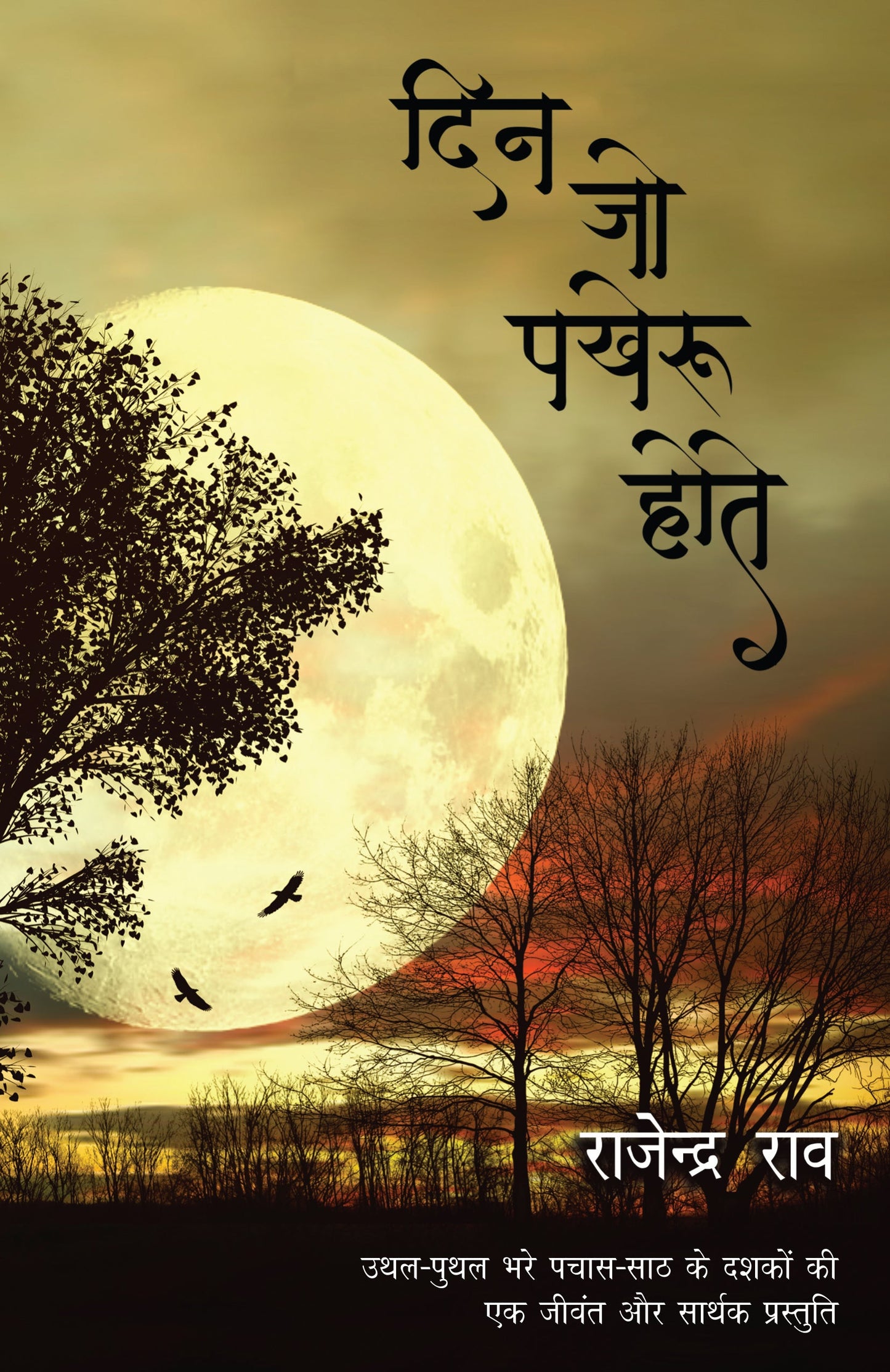 Din Jo Pakheroo Hote (Novel) By Rajender Rao_Paperback - Rao, Rajendra
