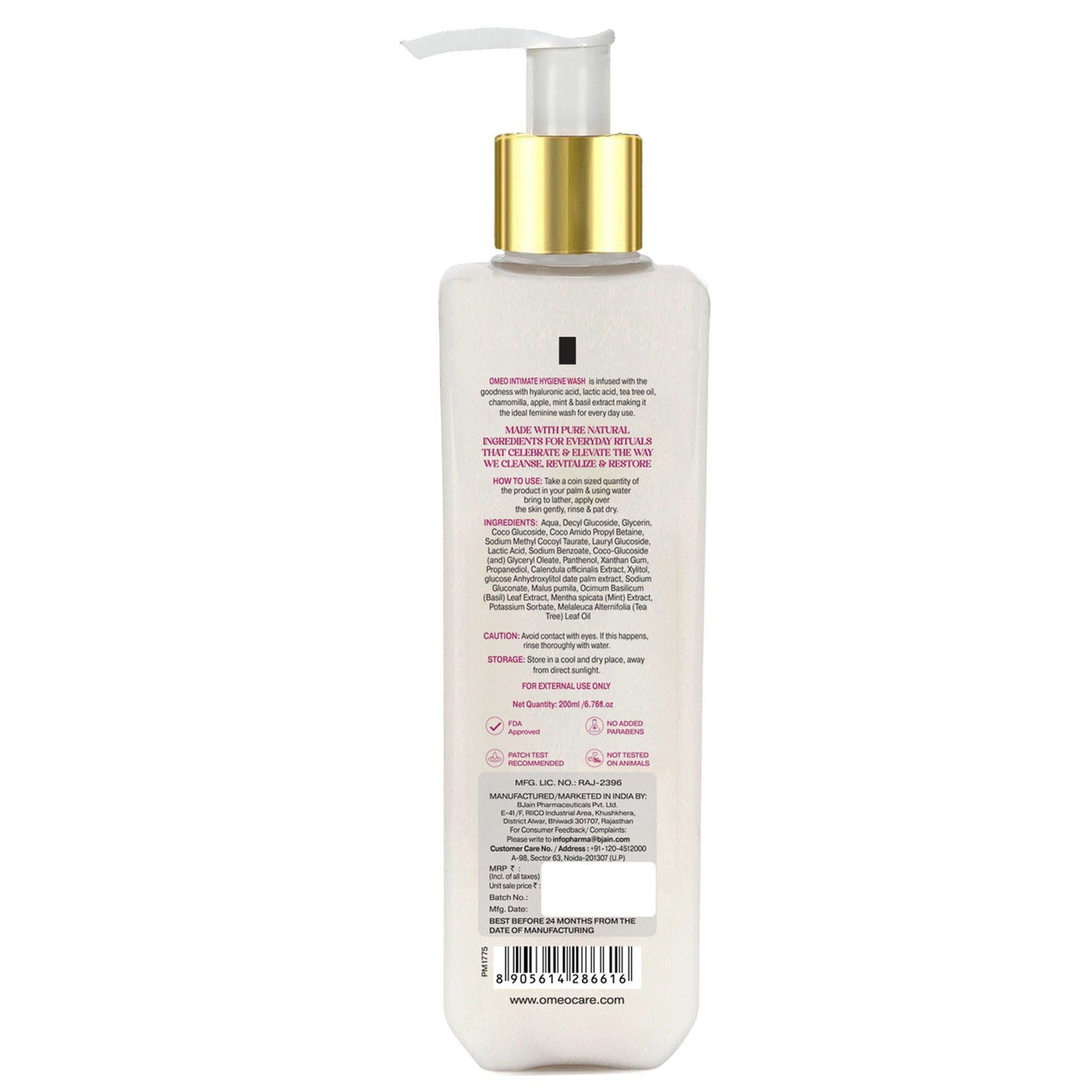 Omeo Intimate Hygiene Wash